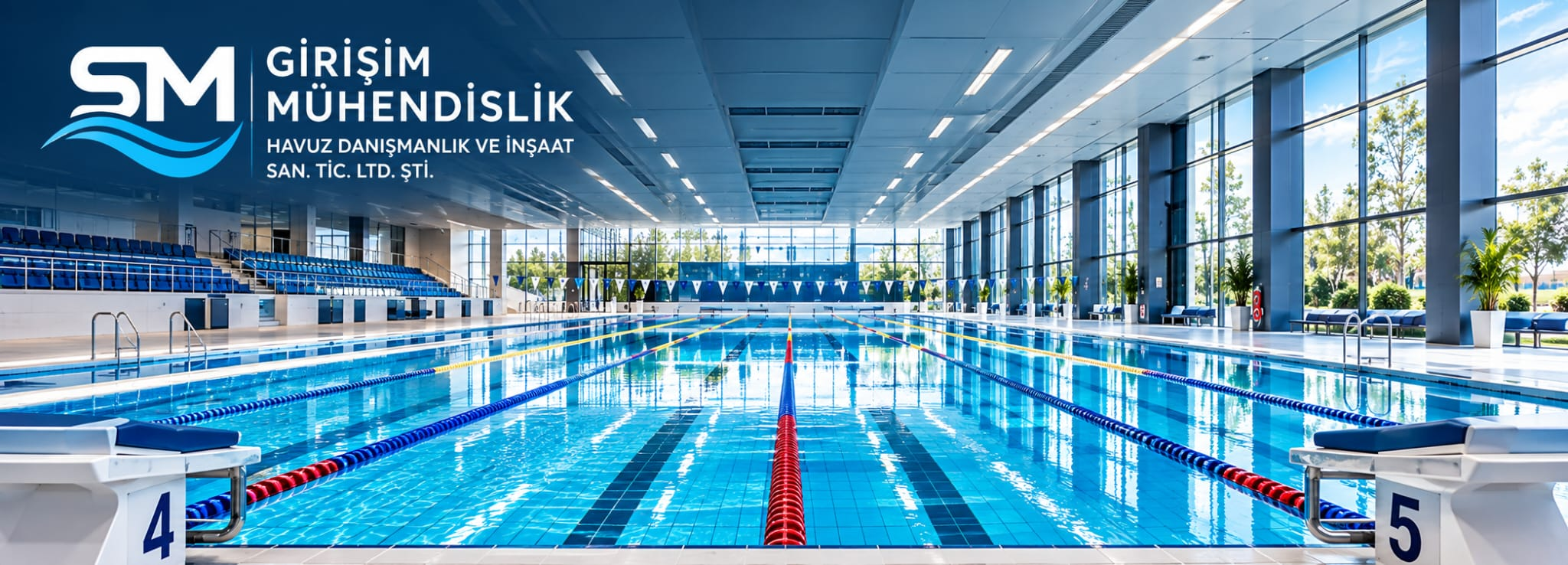 SM Girişim olimpik yüzme havuzu mühendisliği